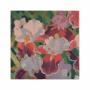Irises, oil on canvas, 4" x 4", sold